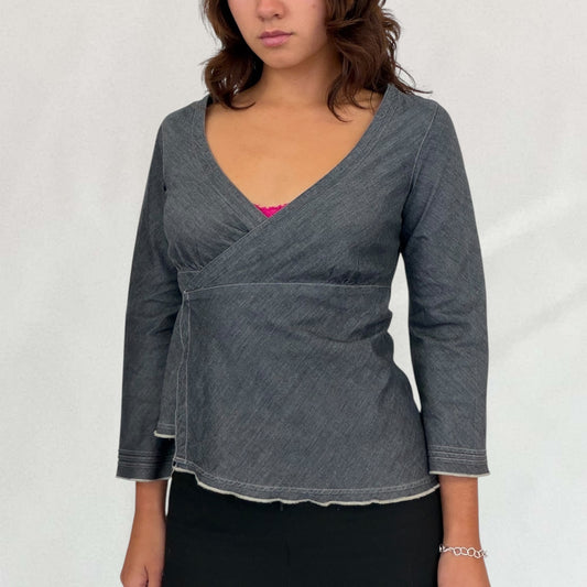Cop Copine wrap top