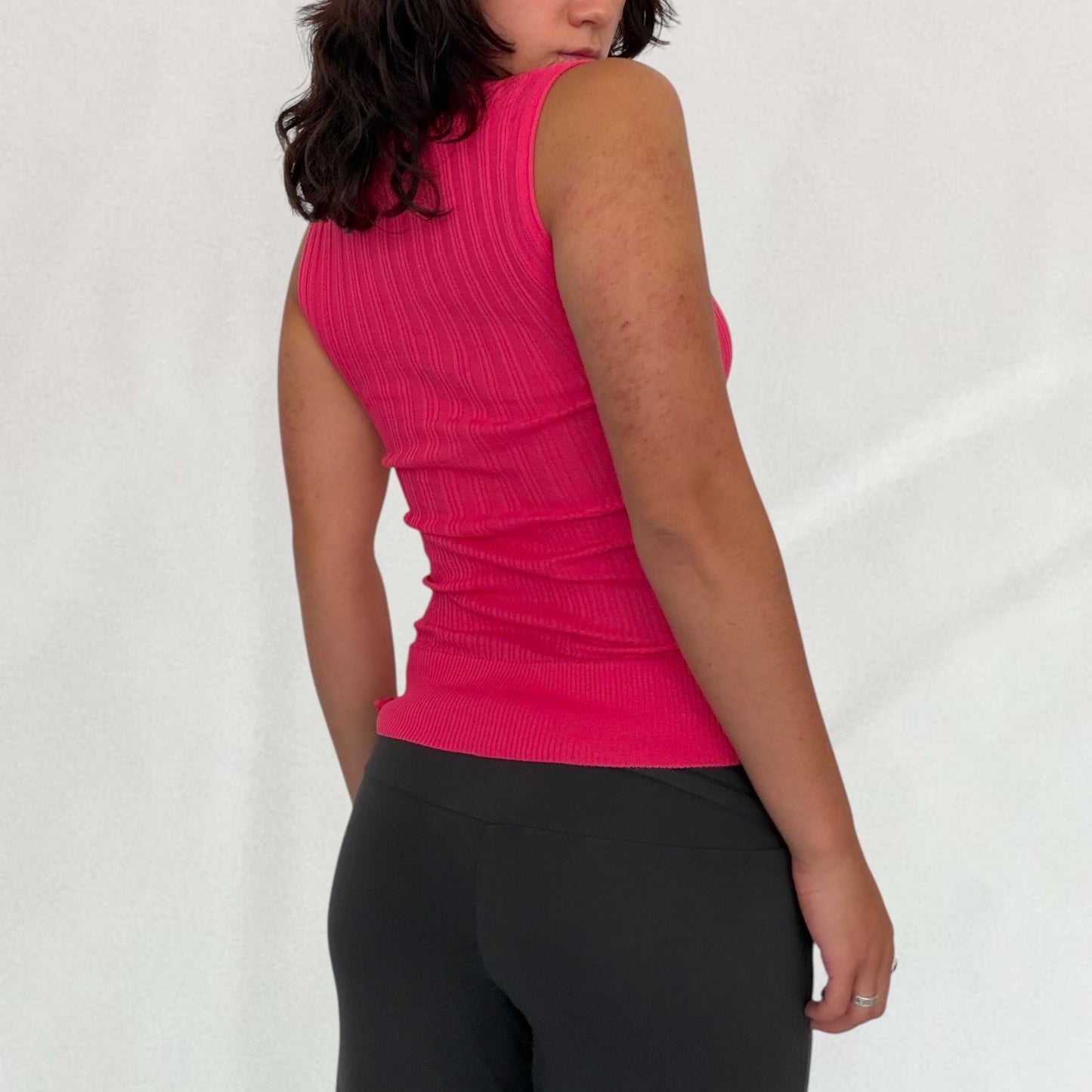 Marithé + François Girbaud ribbed vest