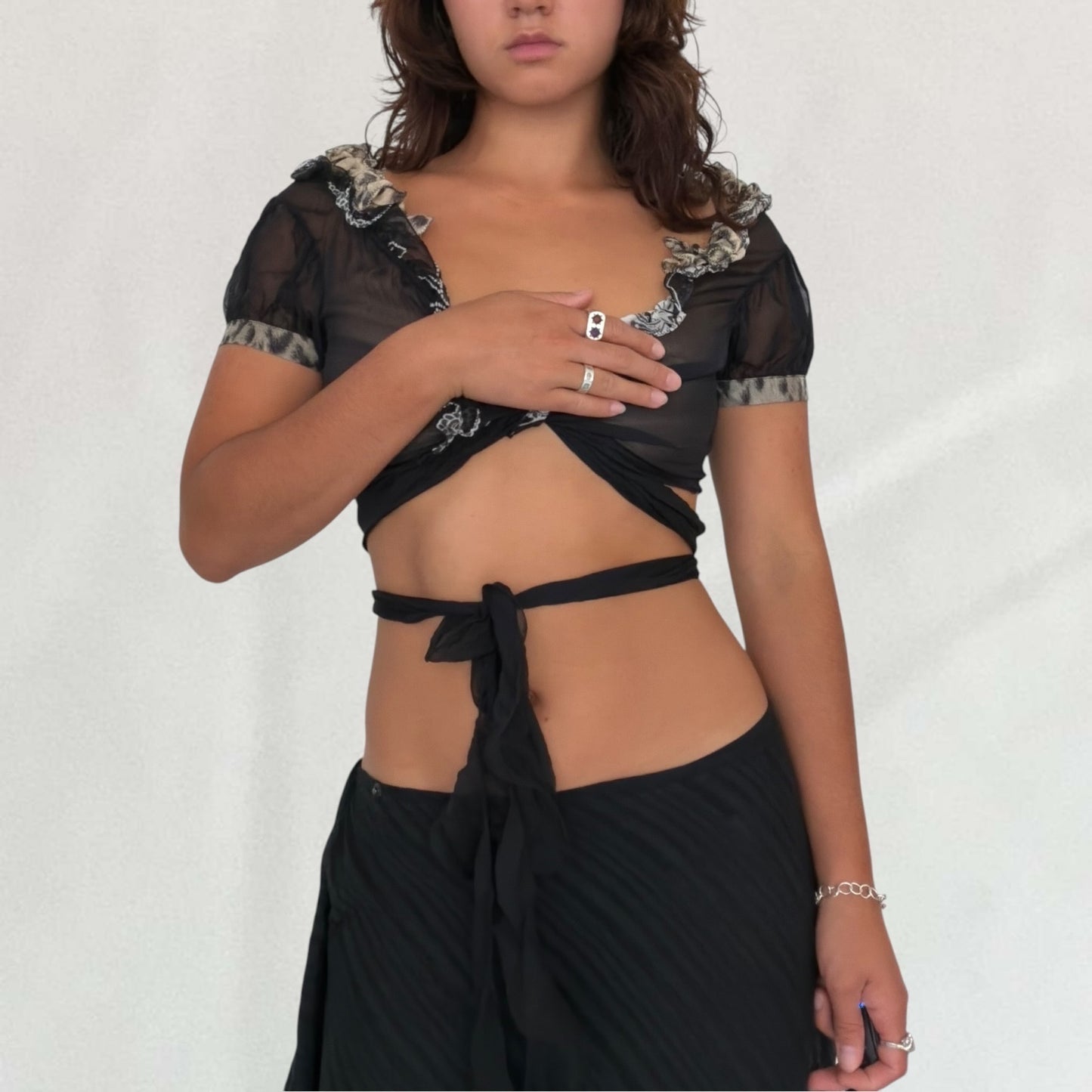 Roberto Cavalli wrap top