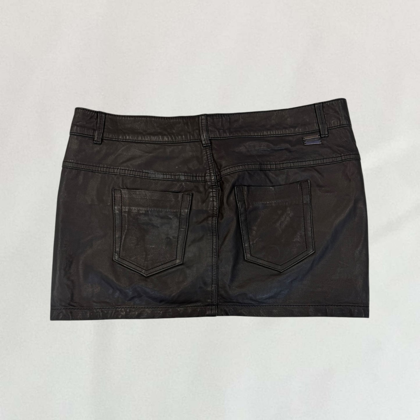 Diesel leather skirt
