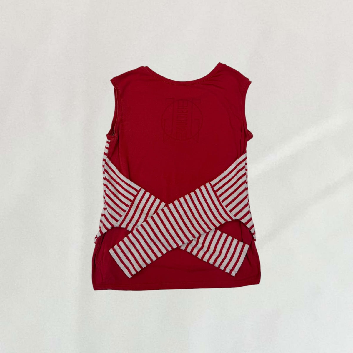 Jean Paul Gaultier striped multi way vest