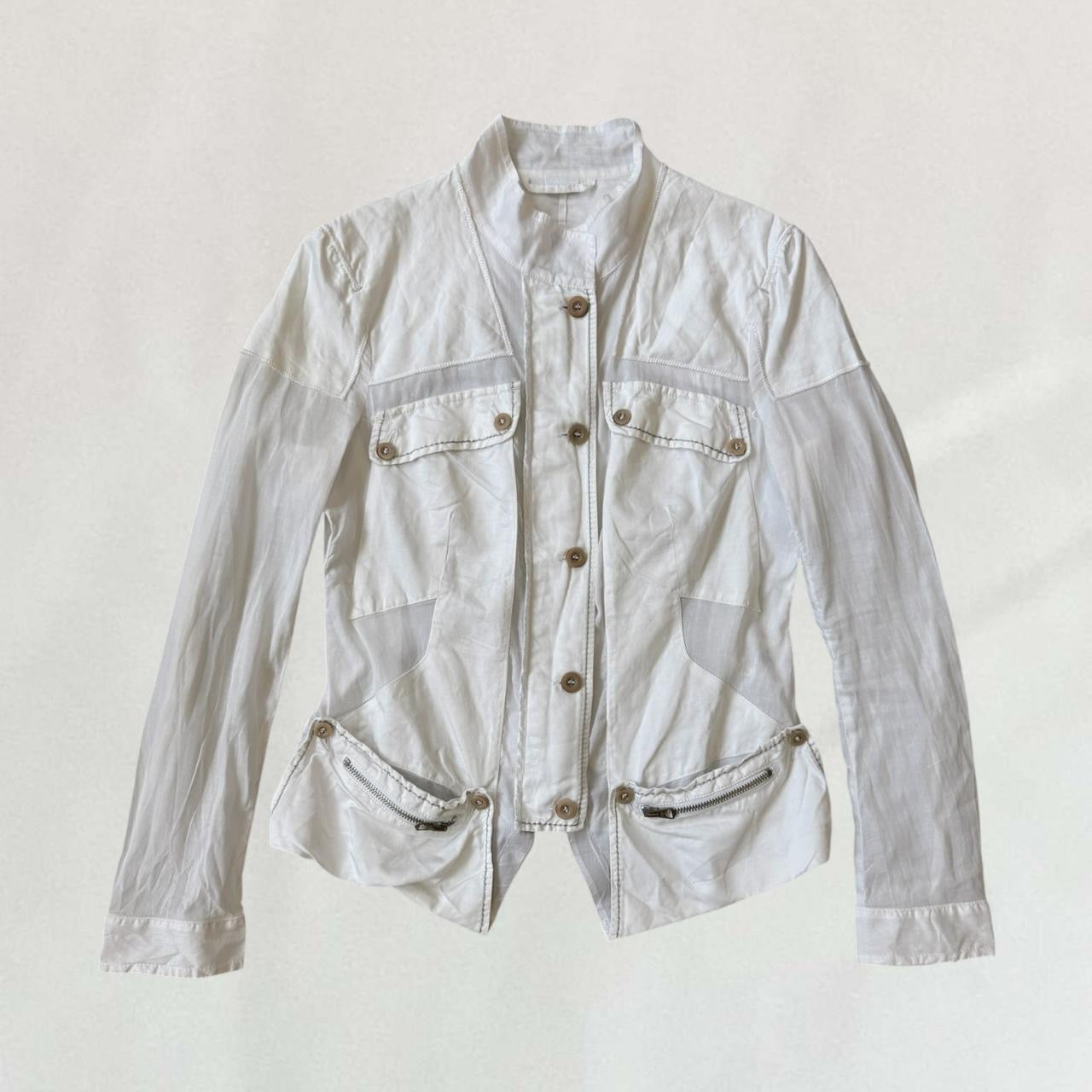 Marithé + François Girbaud button-up jacket