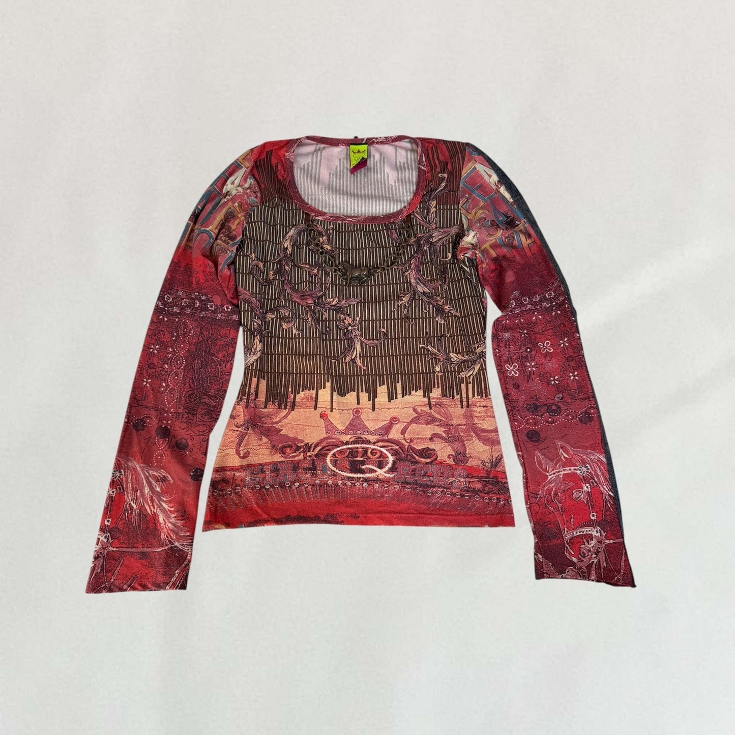 Save The Green graphic print top