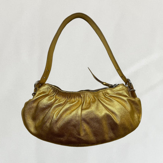 Miu Miu chrome shoulder bag