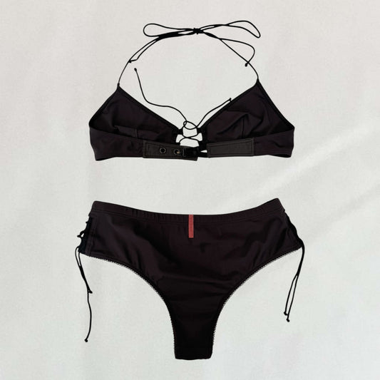 Prada lace up bikini