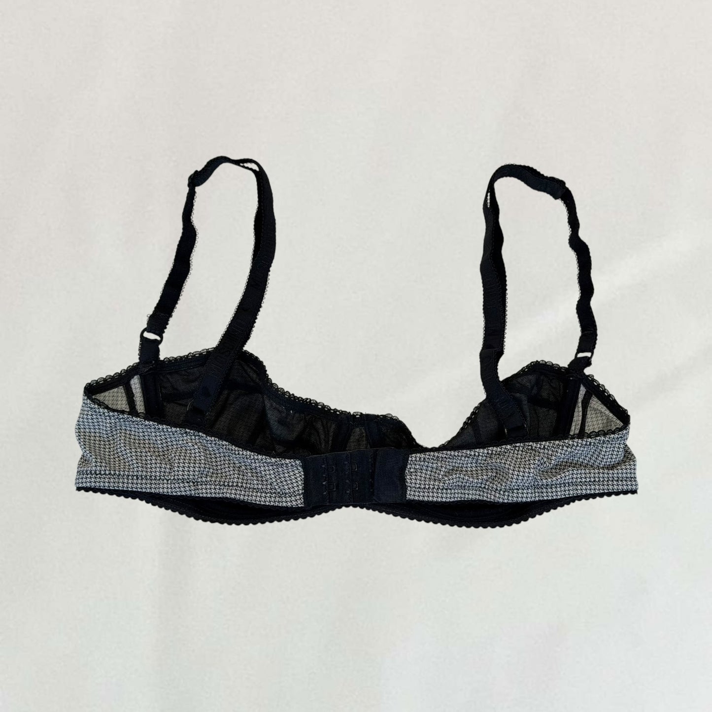 Moschino houndstooth bra