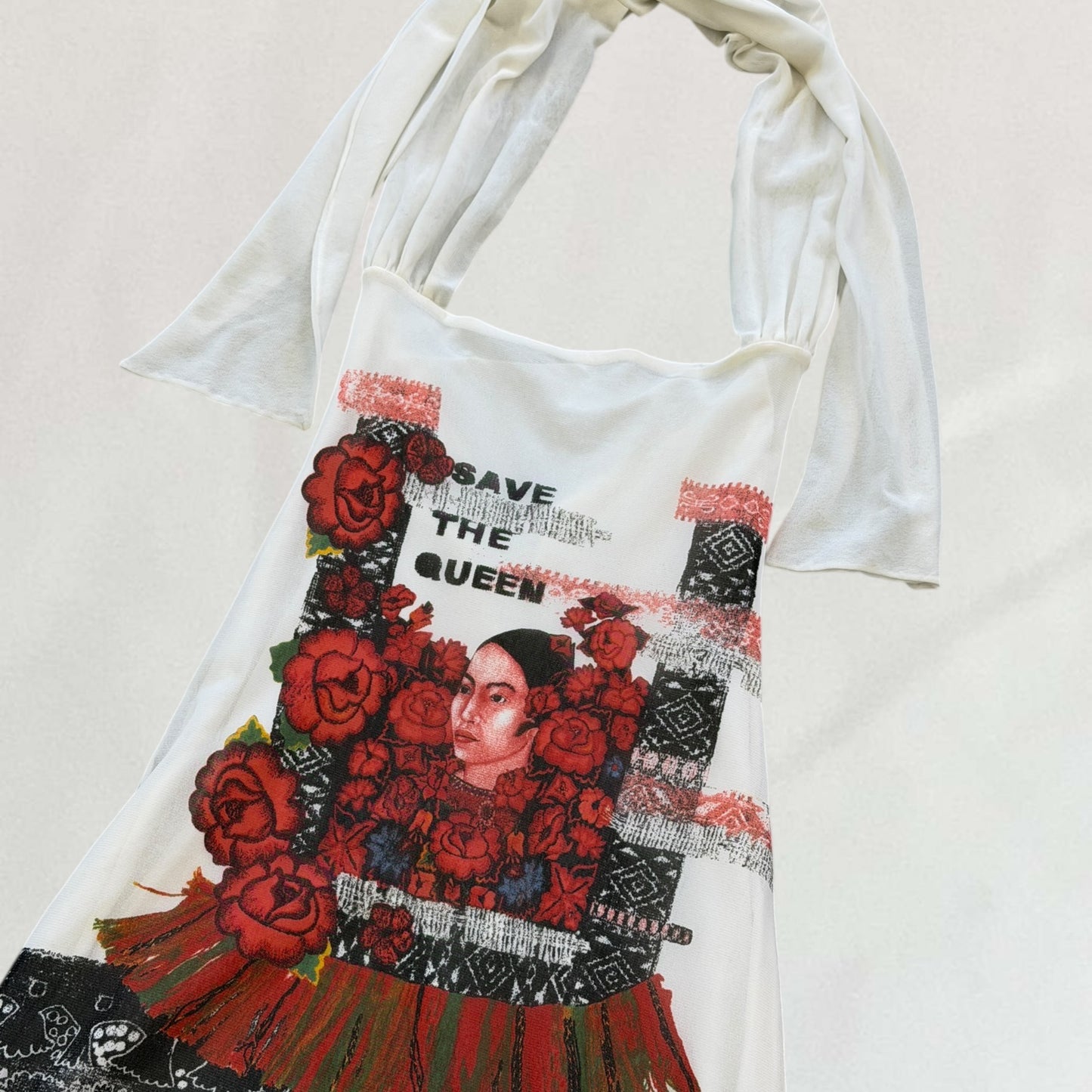 Save the Queen halter neck dress