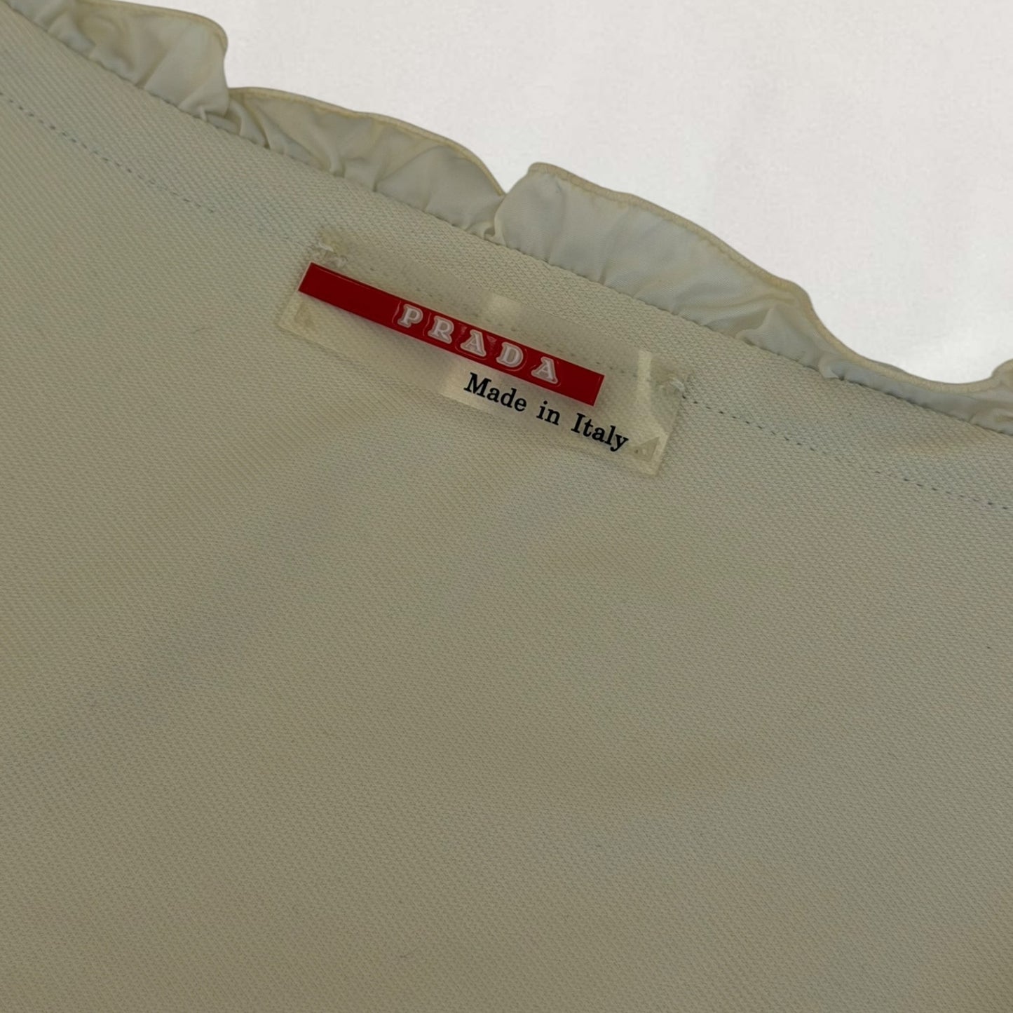 Prada Sport hook and eye top
