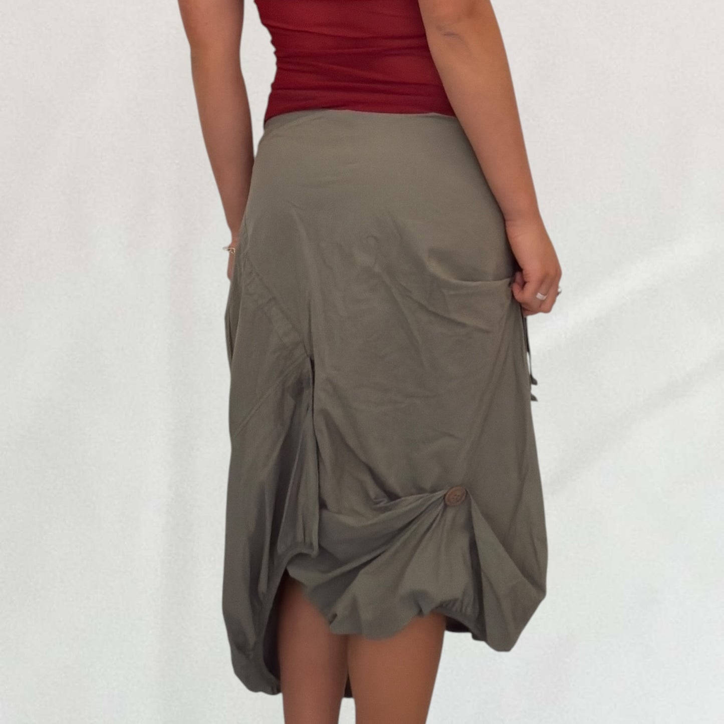 Cop Copine ruched skirt