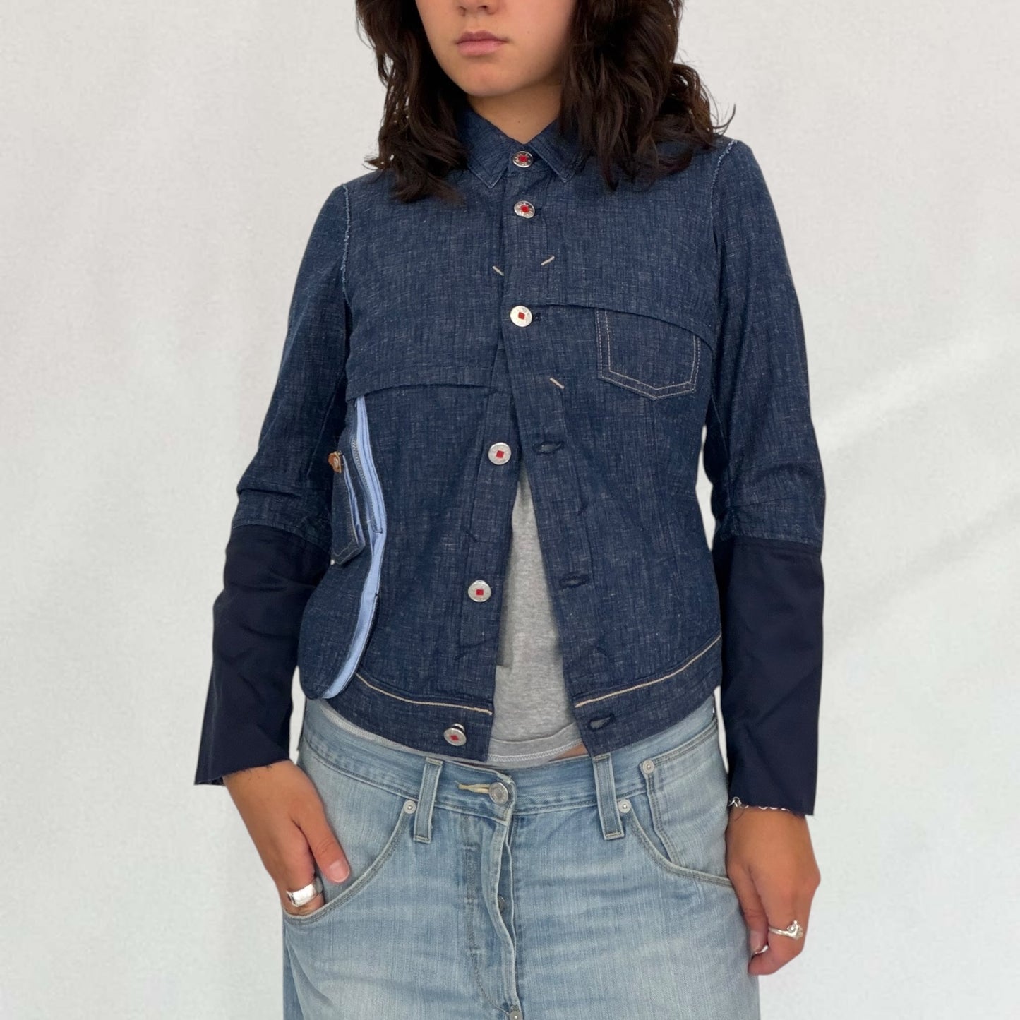 Marithé + François Girbaud button up jacket