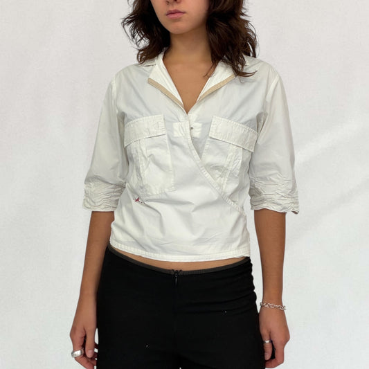 Marithé + François Girbaud wrap shirt