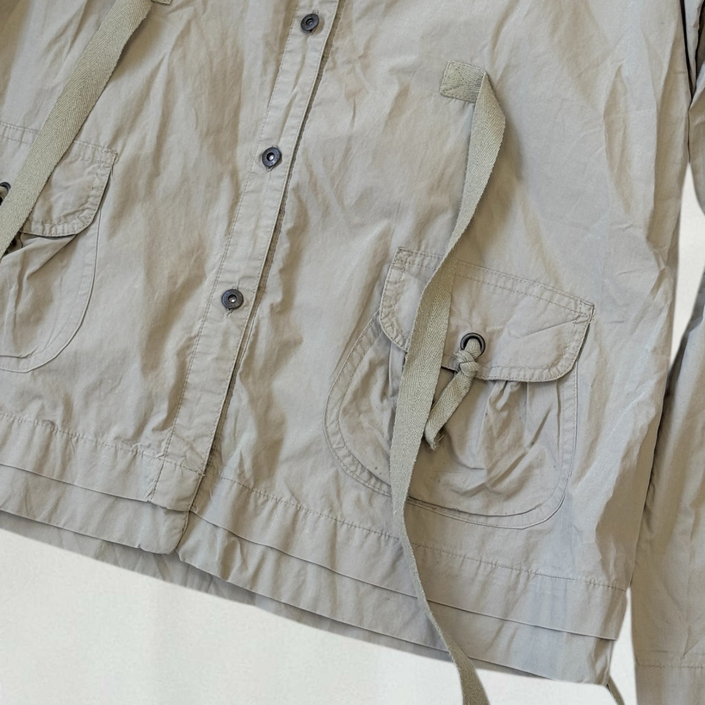 Cop Copine tie-up shirt