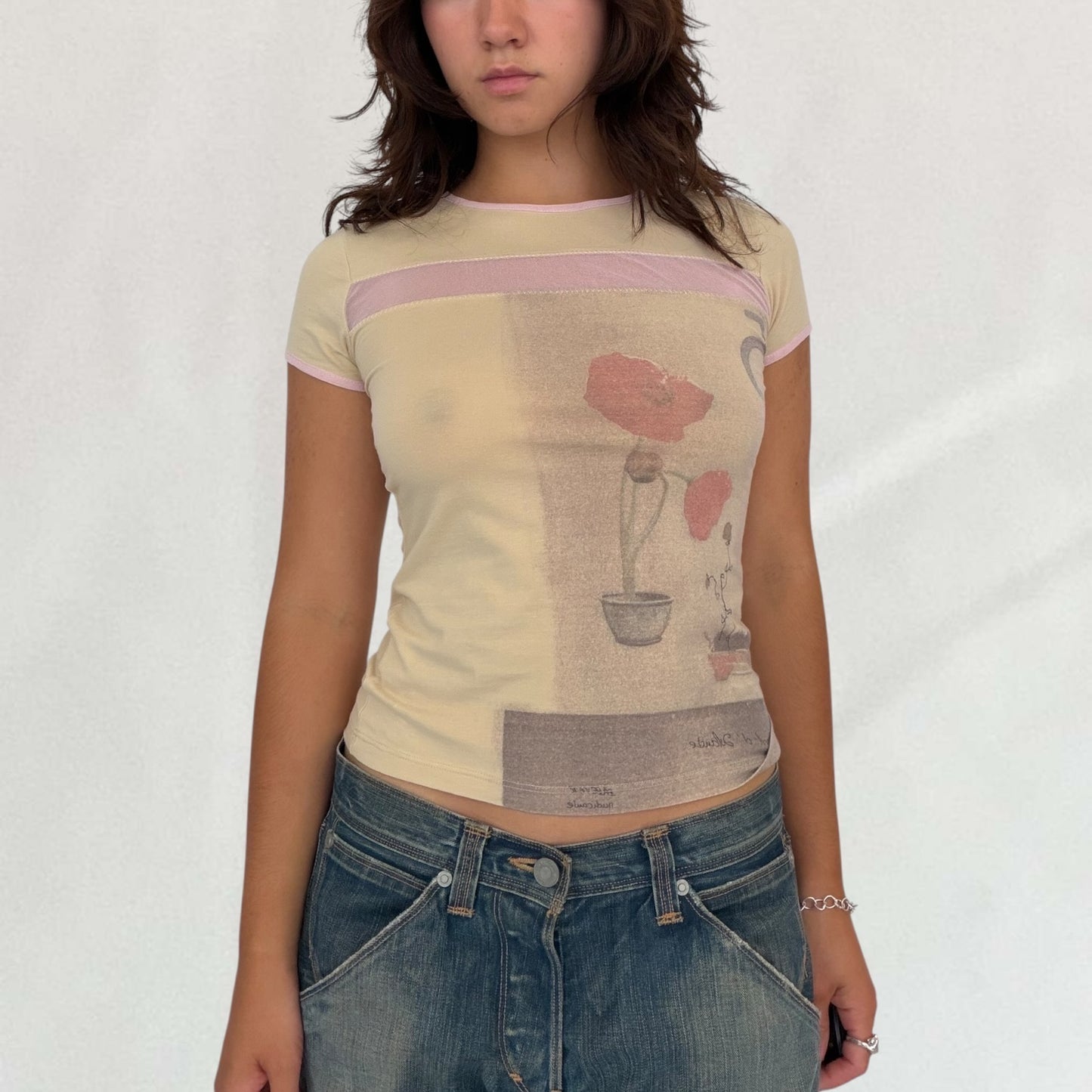 Cop Copine flower T-shirt