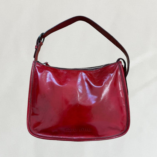 Miu Miu shoulder bag with buckle detail