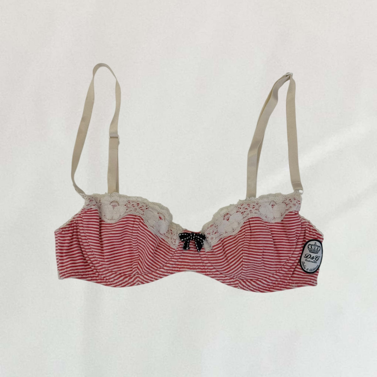 Dolce & Gabbana striped bra