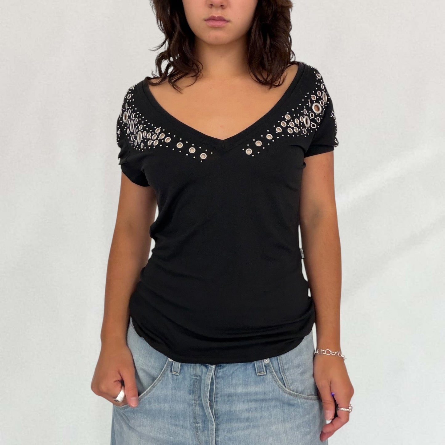 Moschino grommet T-shirt