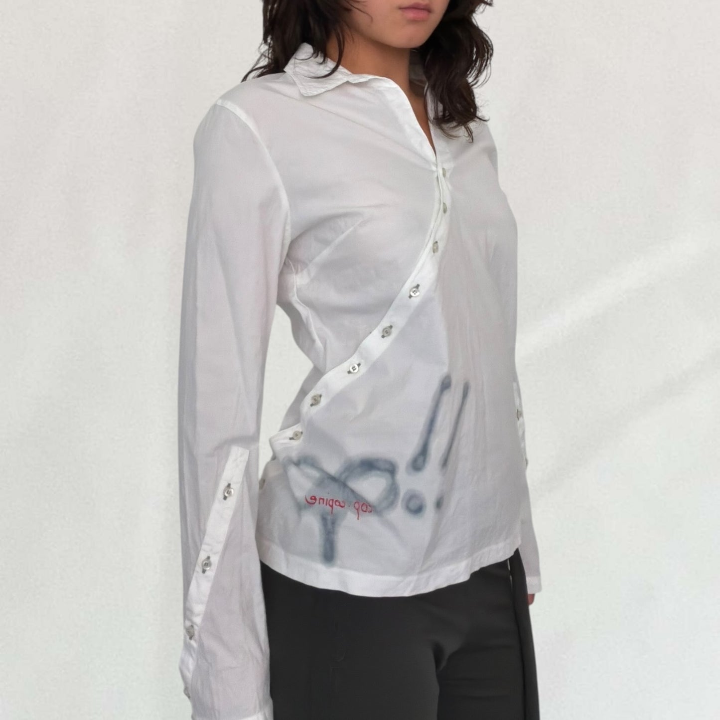 Cop Copine asymmetric shirt