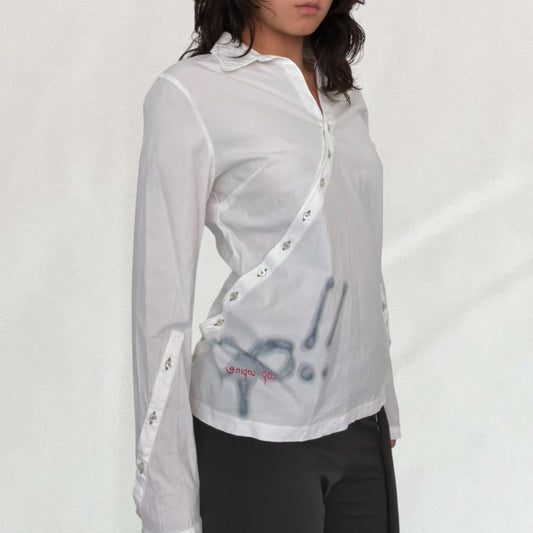 Cop Copine asymmetric shirt