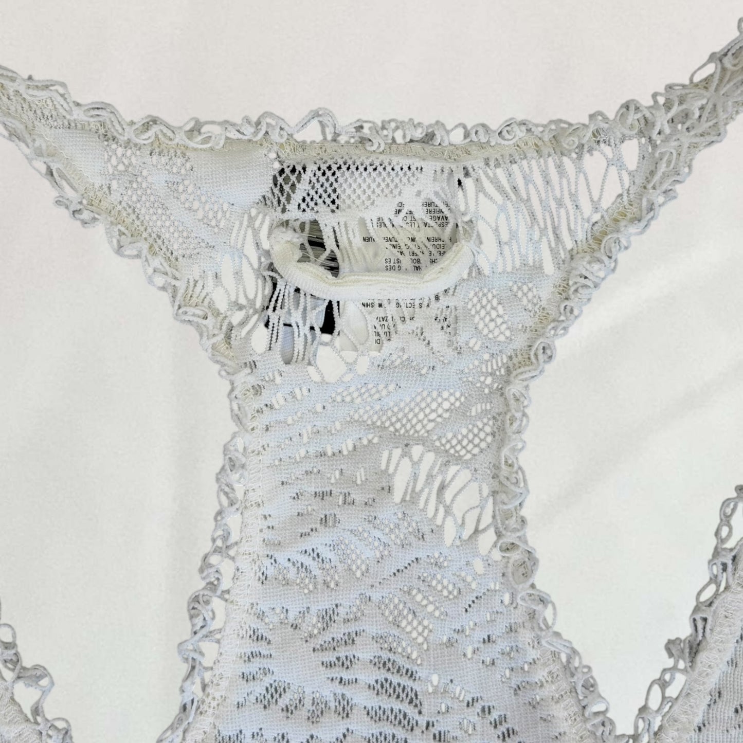 Jean Paul Gaultier doily tank top