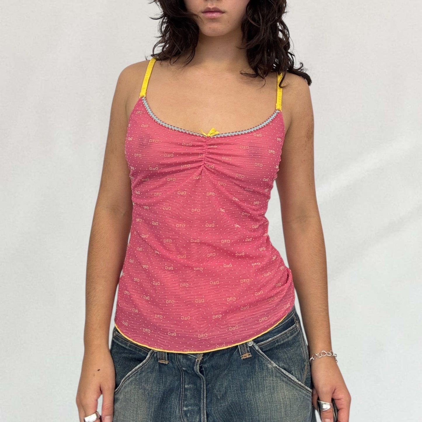 Dolce & Gabbana polka dot cami