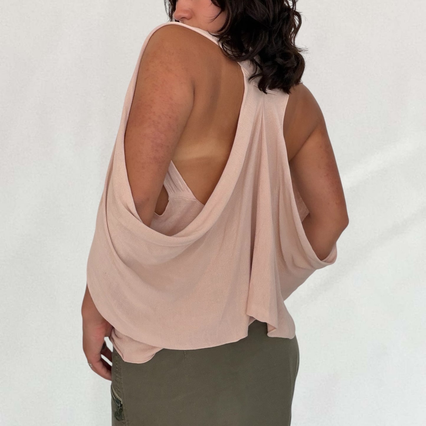 Jean Paul Gaultier cowl neck top