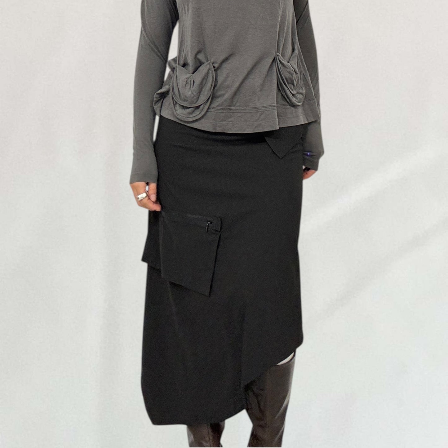 Cop Copine asymmetric skirt