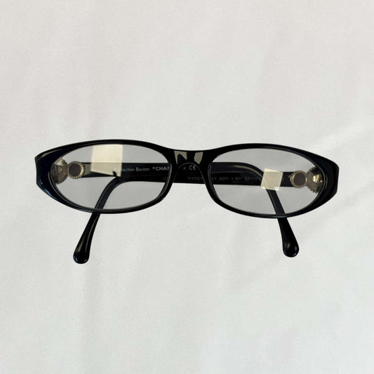 Chanel oval glasses