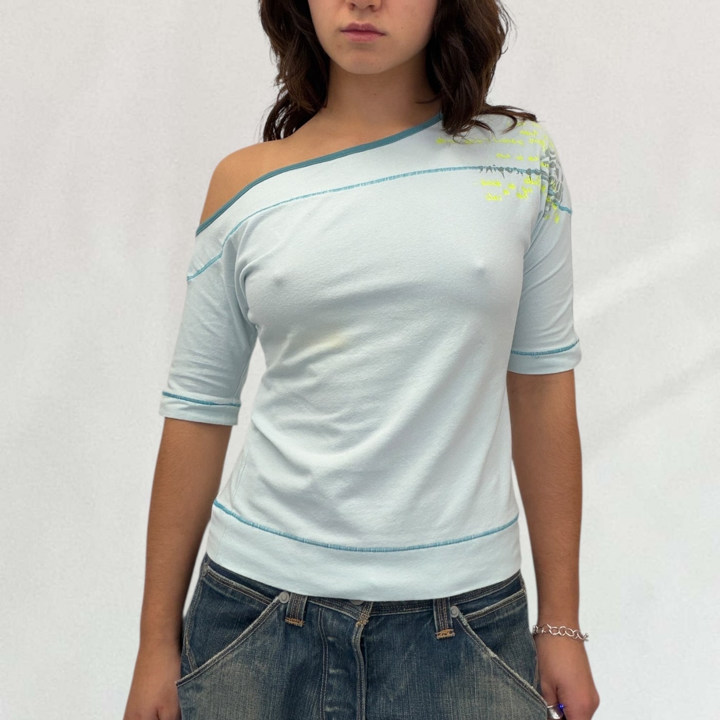 Cop Copine off the shoulder T-shirt