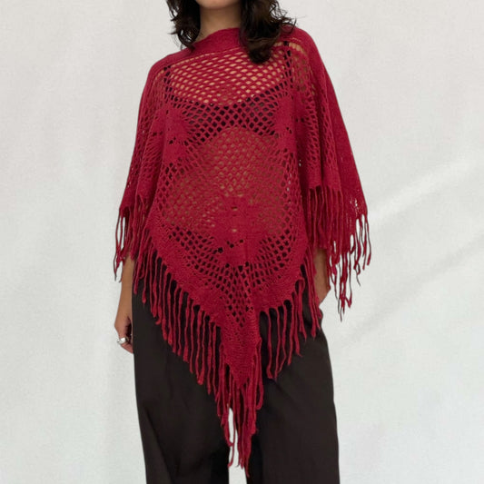 Moschino knitted poncho