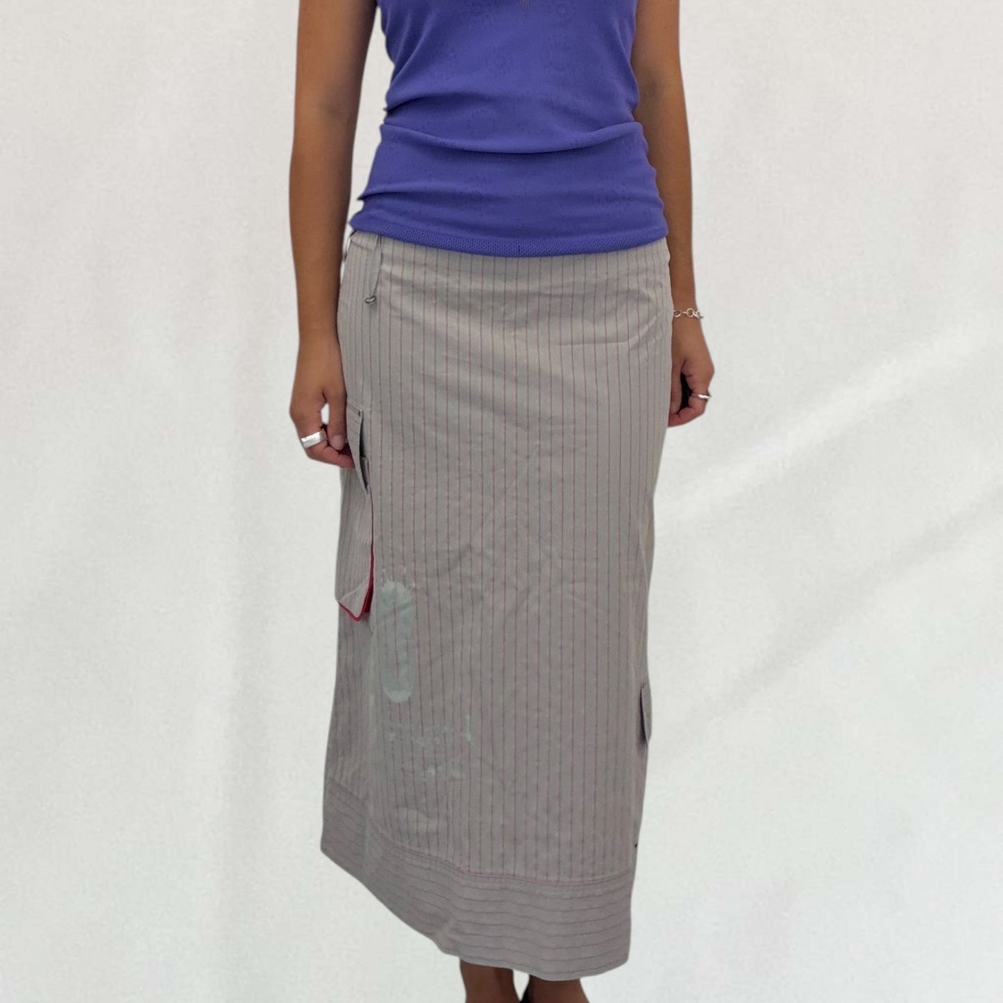 Cop Copine pinstripe skirt
