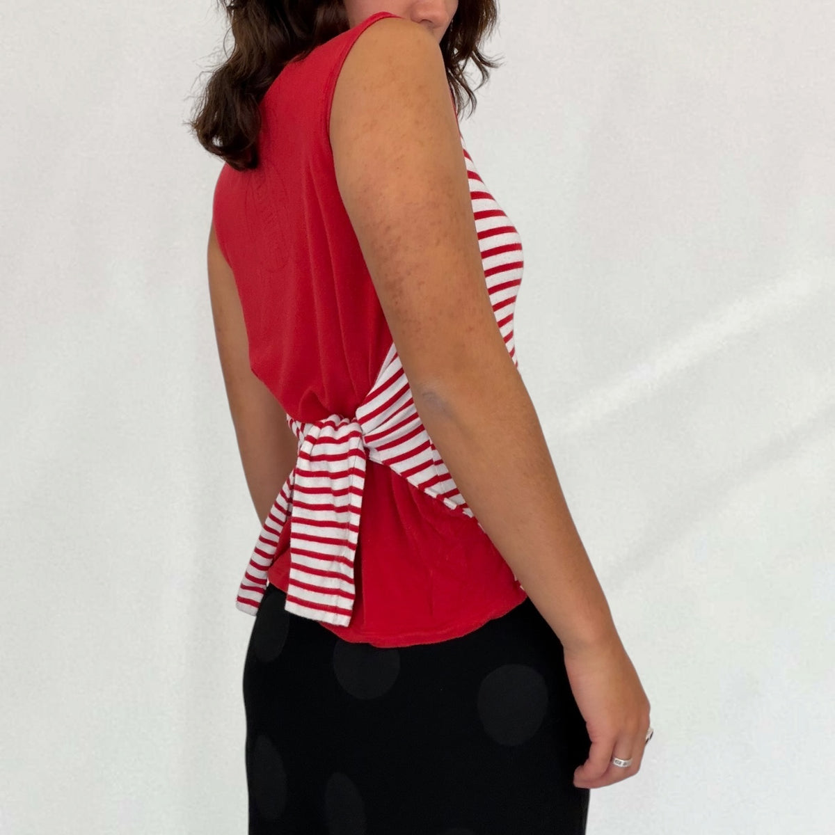 Jean Paul Gaultier striped multi way vest