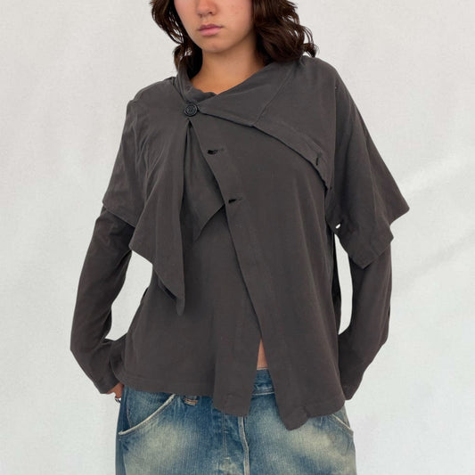 Ann Demeulemeester layered long sleeve top