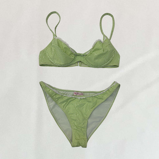 Blumarine gingham bikini