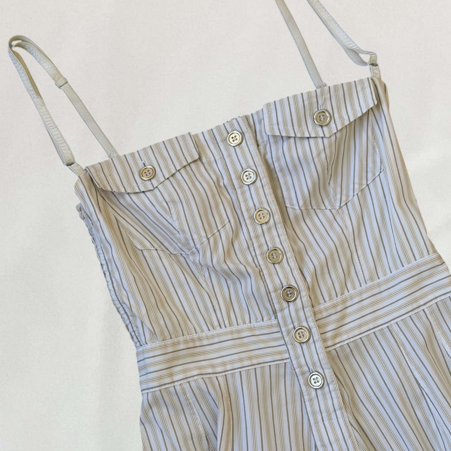 Cop Copine pinstripe midi dress