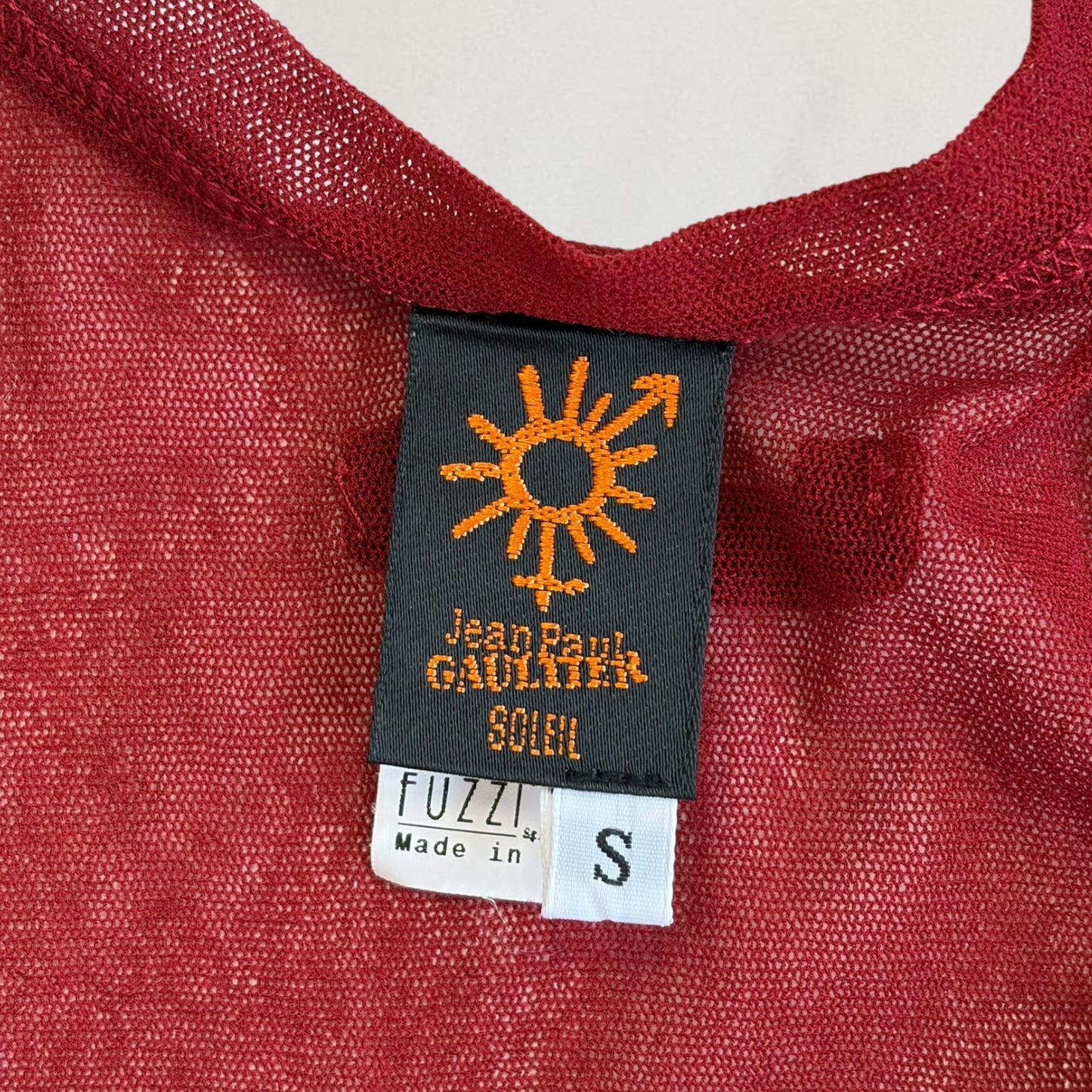 Jean Paul Gaultier mesh tank