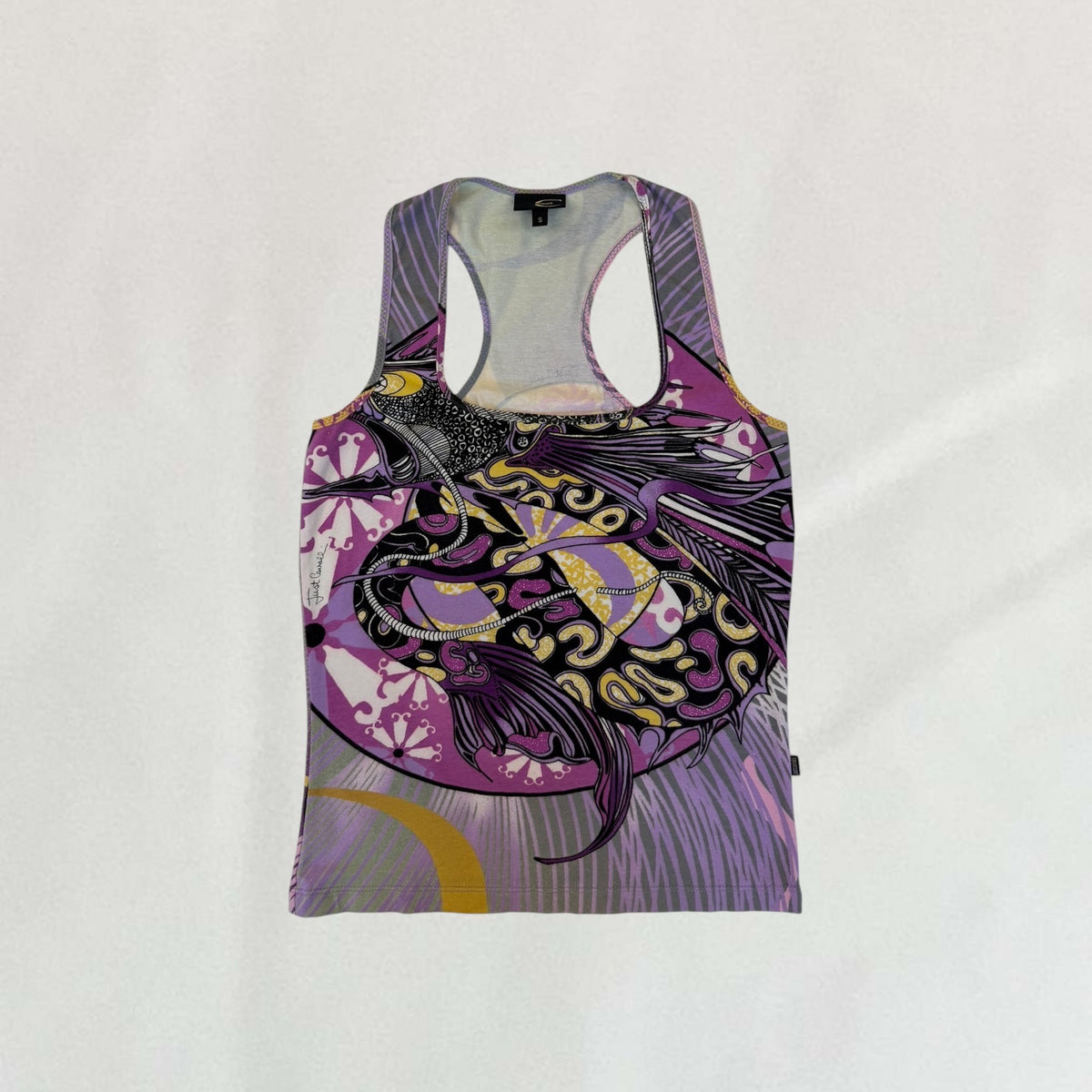 Roberto Cavalli racerback tank