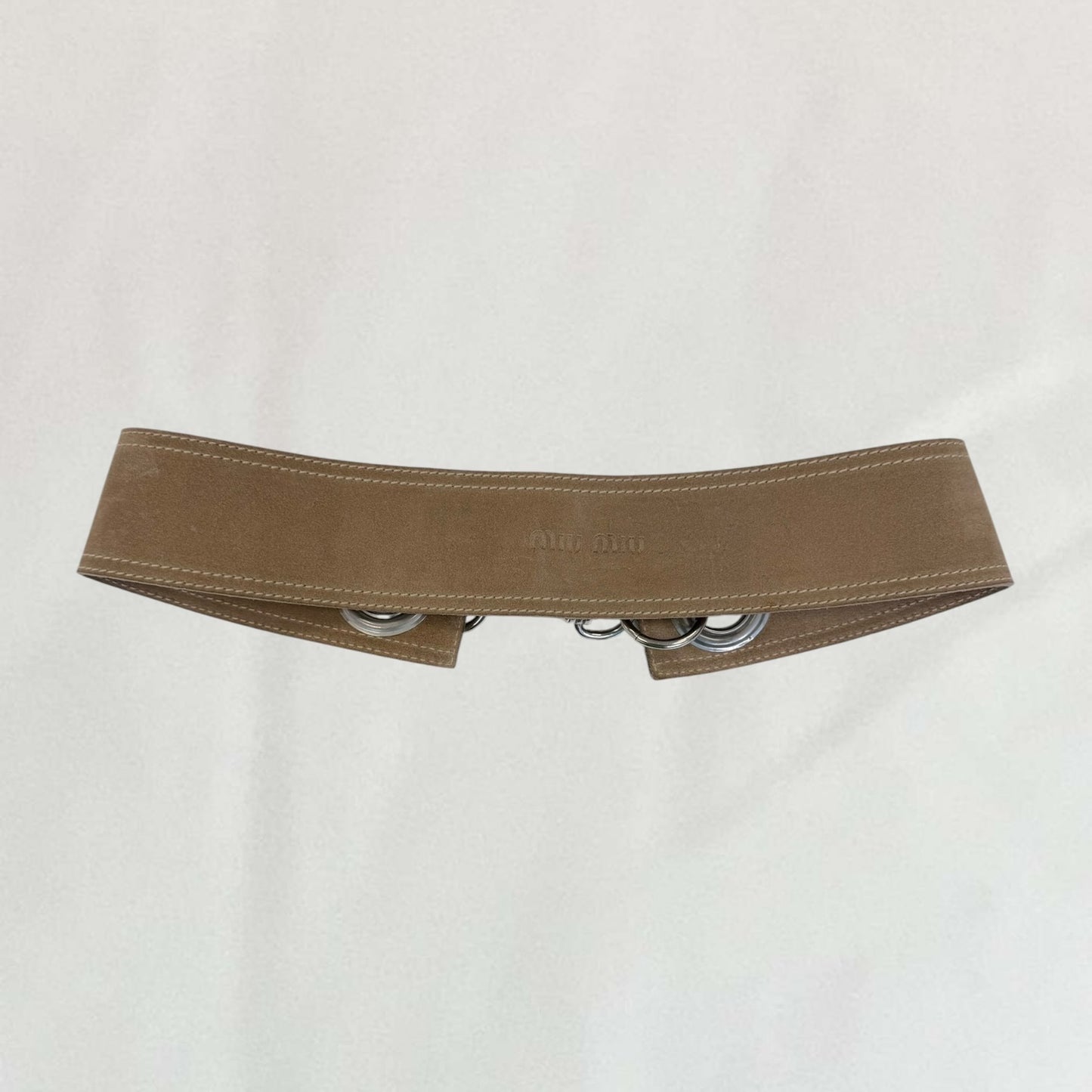 Miu Miu suede belt