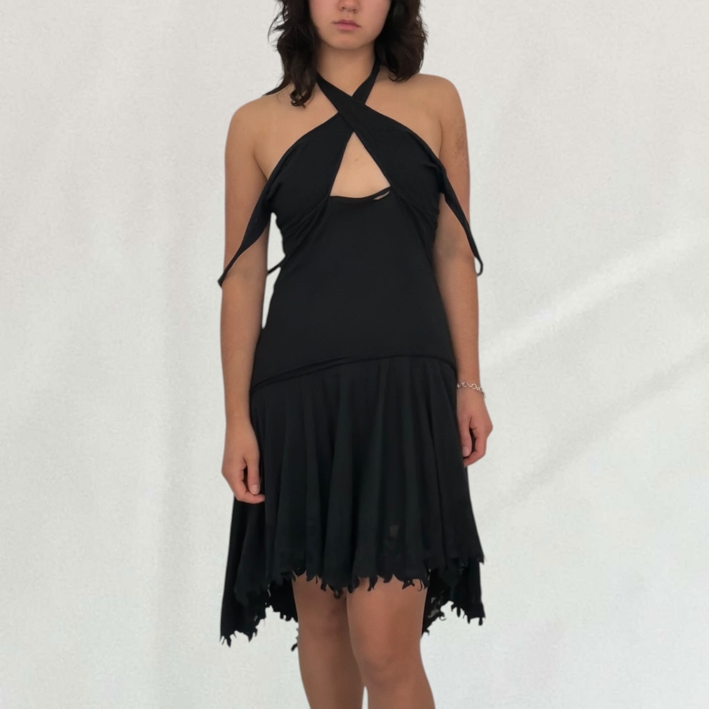 Marithé + François Girbaud drop waist dress
