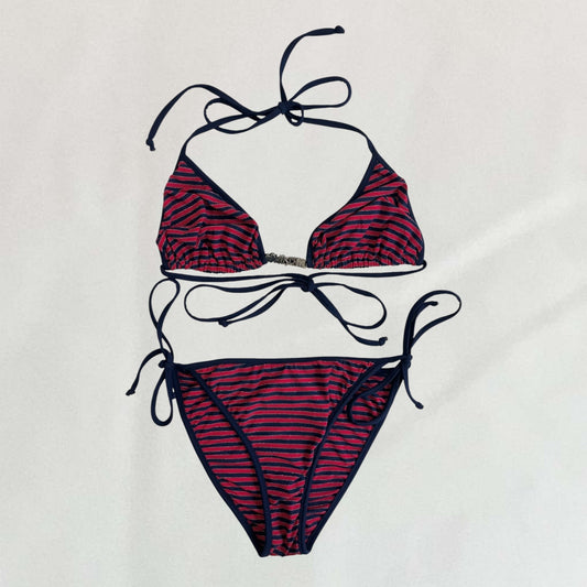 Moschino striped bikini