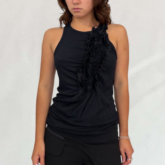 Y3 ruffle vest