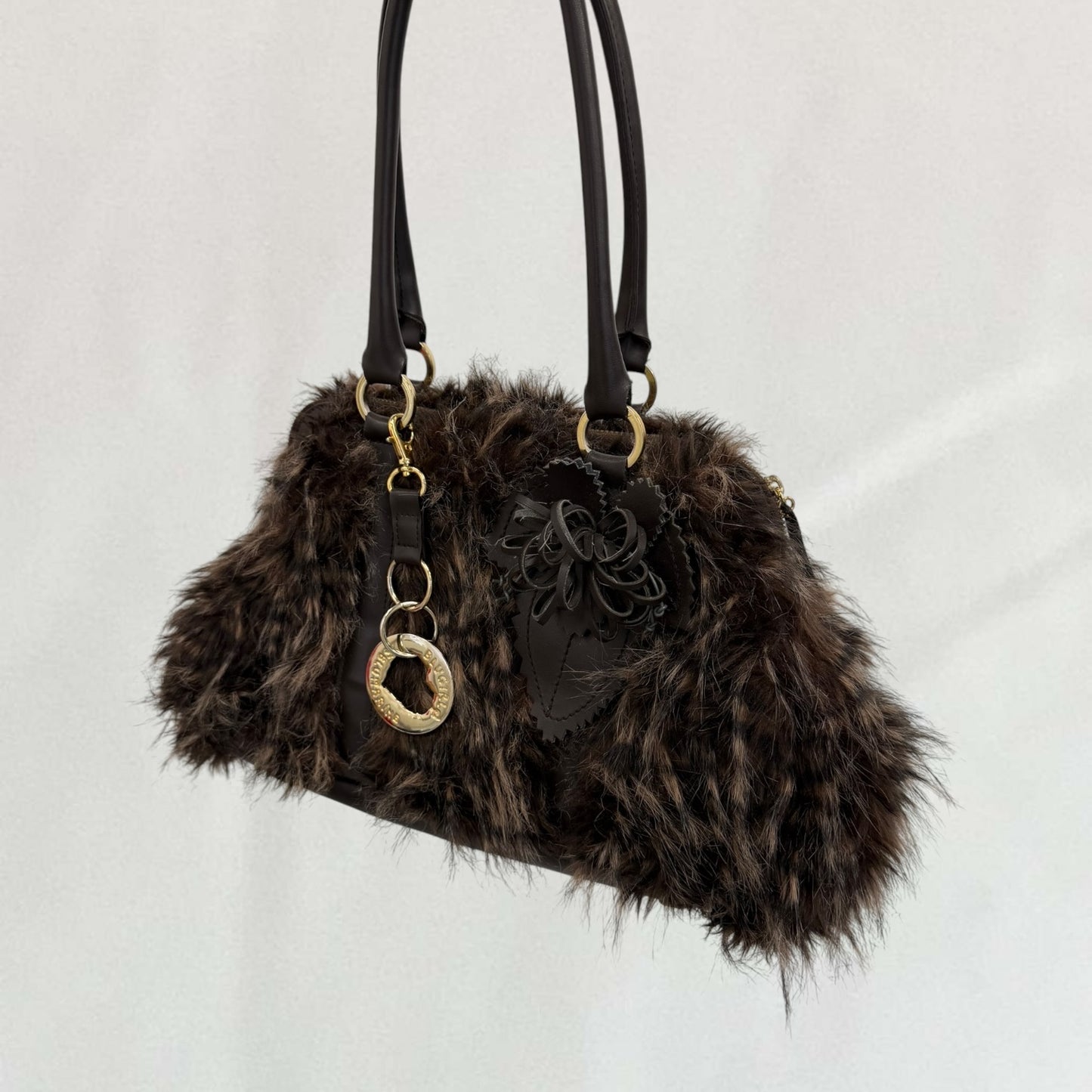 Blumarine fur bag