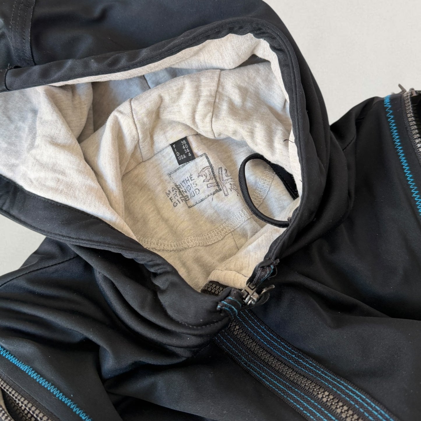 Marithé + François Girbaud zip up jumper