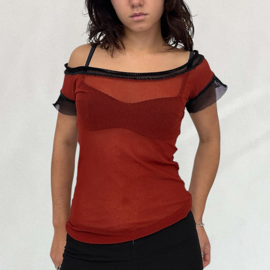 Jean Paul Gaultier mesh T shirt