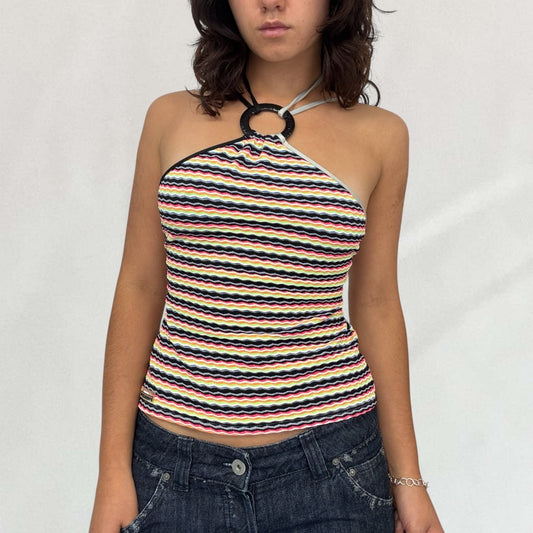 Roberto Cavalli halter neck top