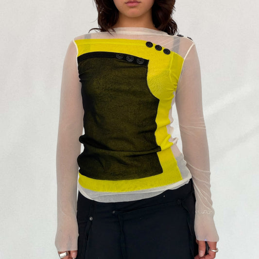 Jean Paul Gaultier mesh top