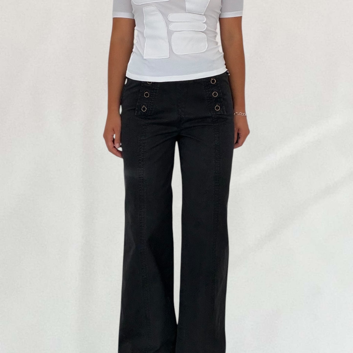 Jean Paul Gaultier sailor style trousers