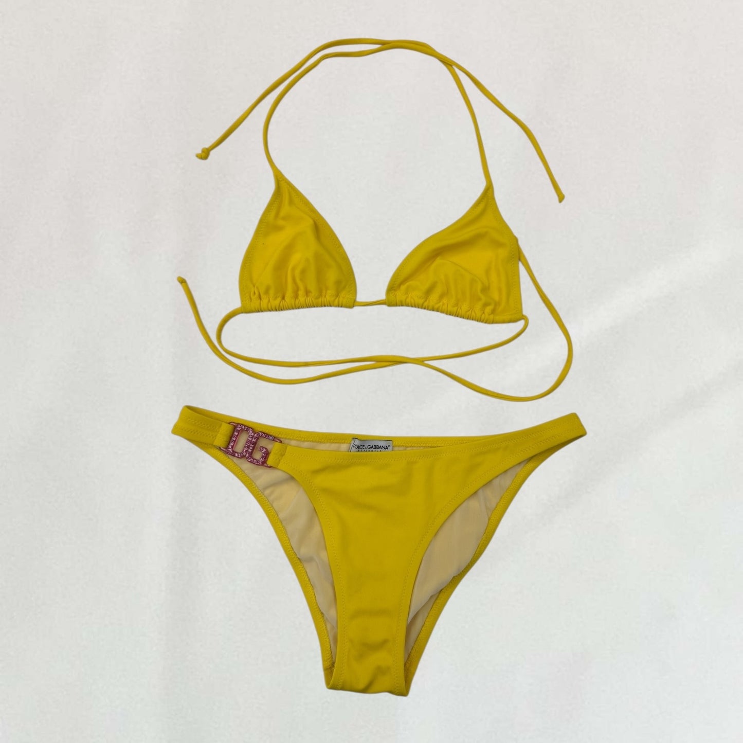 Dolce & Gabbana halter neck bikini