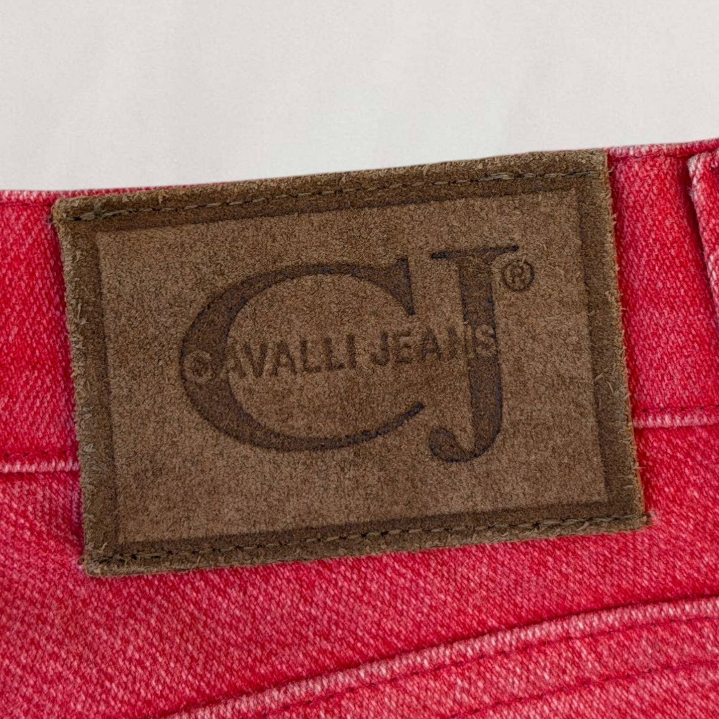 Roberto Cavalli washed jeans