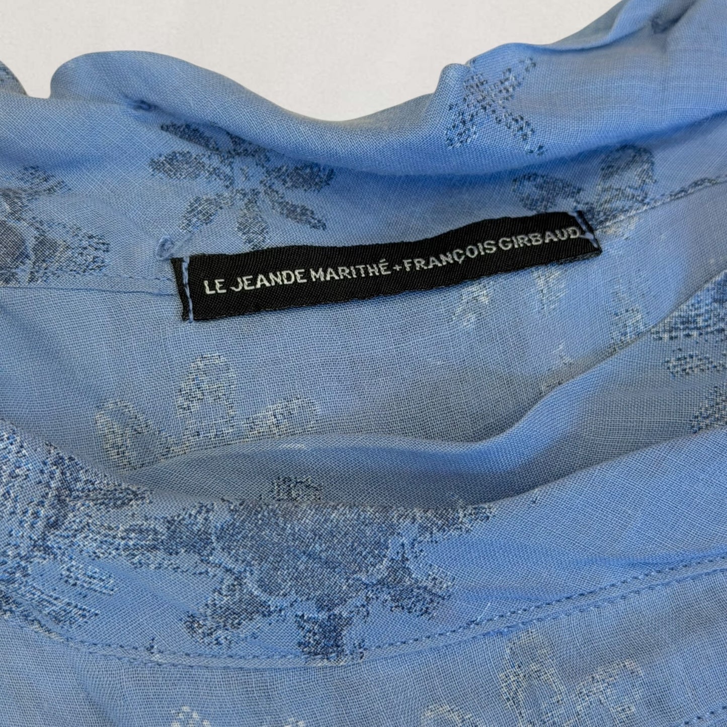 Marithé + François Girbaud tie up blouse
