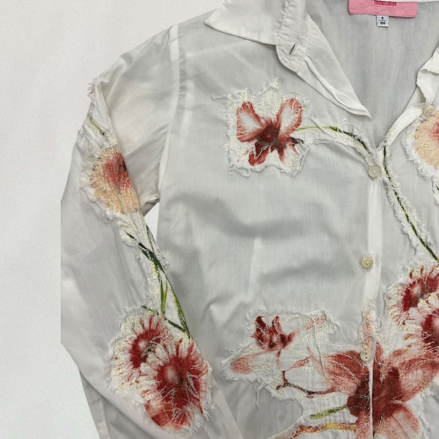 Roberto Cavalli flower shirt